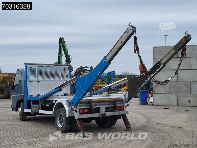 Containertransport (portaalarmsysteem) Mitsubishi Canter 7C18 4X2 7tons Roellitch Absetzkipper Au...