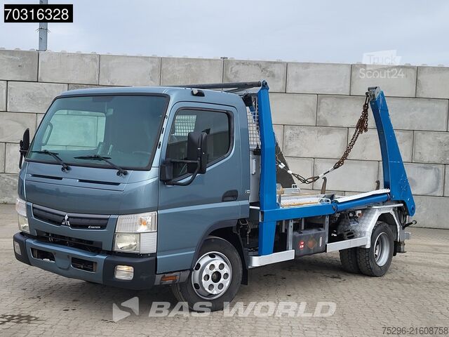Containertransport (portaalarmsysteem) Mitsubishi Canter 7C18 4X2 7tons Roellitch Absetzkipper Au...