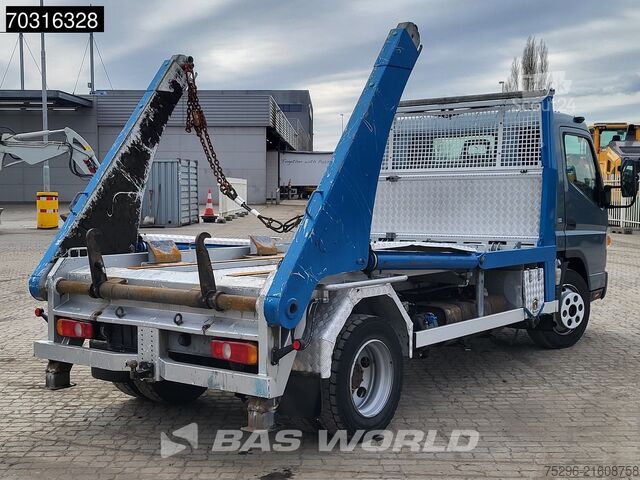 Containertransport (portaalarmsysteem) Mitsubishi Canter 7C18 4X2 7tons Roellitch Absetzkipper Au...