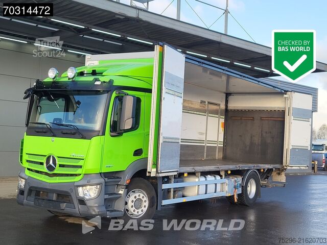 Box body Mercedes Antos 1827 4X2 19tonner 2000kg Ladebordwand Ful...