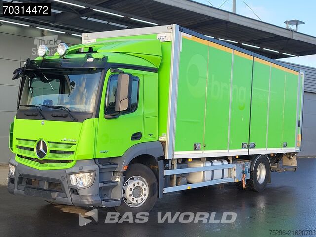 Box body Mercedes Antos 1827 4X2 19tonner 2000kg Ladebordwand Ful...