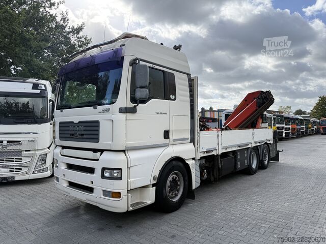 Żuraw samochodowy MAN TGA 26.480 6X2 Palfinger 29002 mit JIB