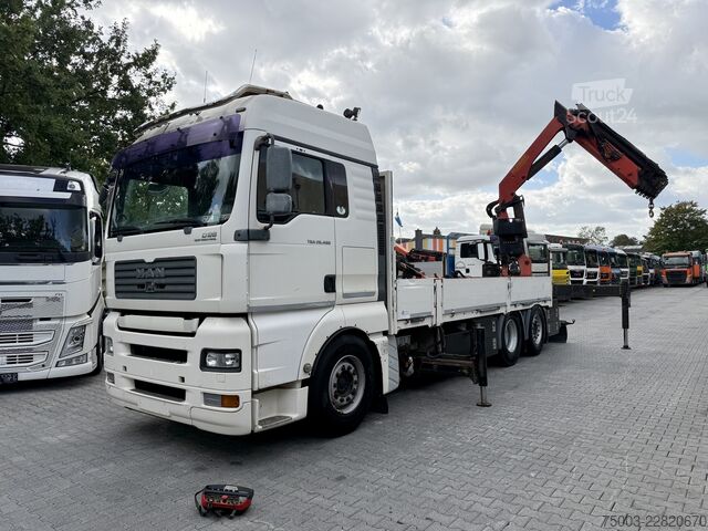 Żuraw samochodowy MAN TGA 26.480 6X2 Palfinger 29002 mit JIB