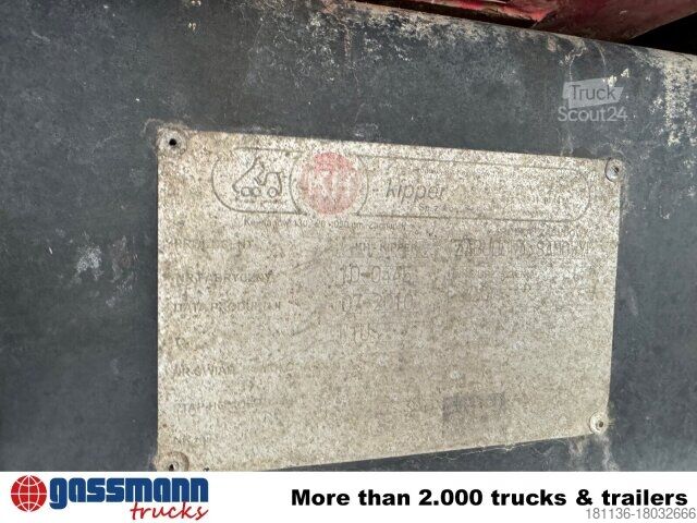 Tippbil Muldenkippaufbau ca. 16m³