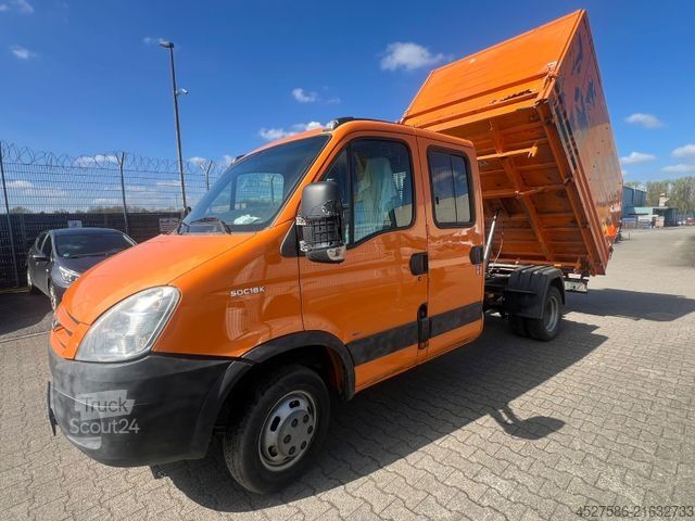 Three-way tipper van IVECO Daily 50C18DK*MEILLER DREI SEITEN KIPPER*