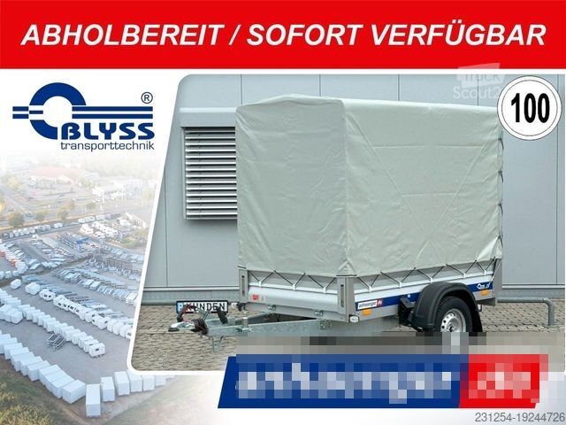 Ρυμουλκούμενο αυτοκινήτου BLYSS Alumina XS2 PKW Anhänger 211x120x160cm 750kgGG