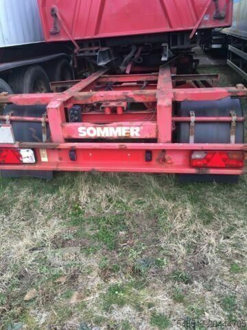 Konténerszállítás Sommer AW18 T Abrollanhänger German Fahrzeug