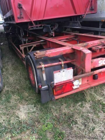 Konténerszállítás Sommer AW18 T Abrollanhänger German Fahrzeug