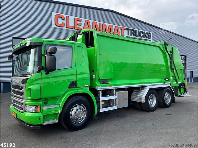 Vuilniswagen Scania P 410 Euro 6 Geesink Norba MF 300, 21m³