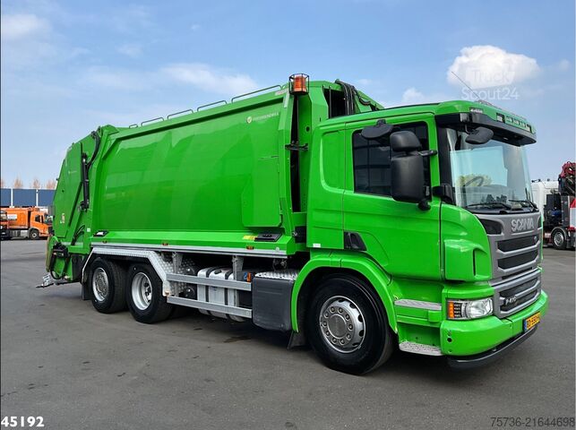 Vuilniswagen Scania P 410 Euro 6 Geesink Norba MF 300, 21m³