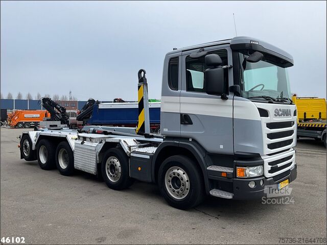 Haakarmsysteem Scania G 490 10x4 Euro 6 Retarder Hiab 26 Ton haakarms...