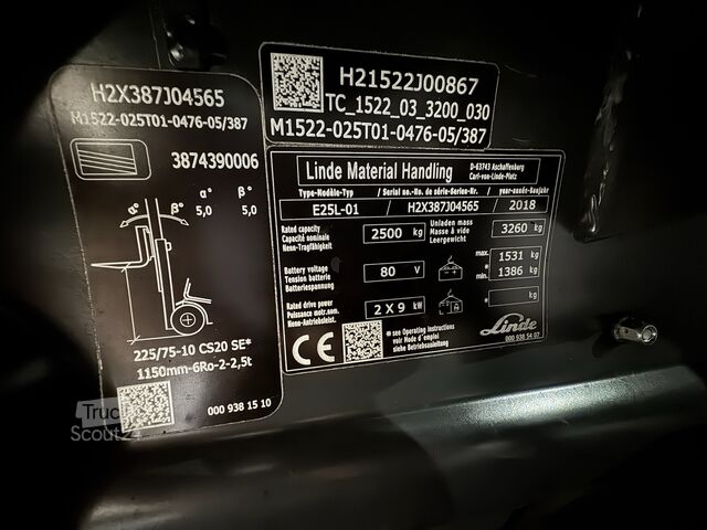 Elektrinis – 4 ratai Linde E25L-01-387--EK
