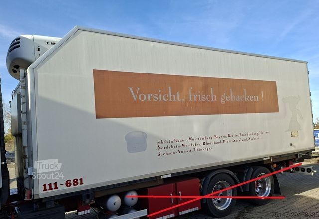 Anhänger-Wechselpritsche  BDF TBV Tiefkühlkoffer Thermo King MD-300