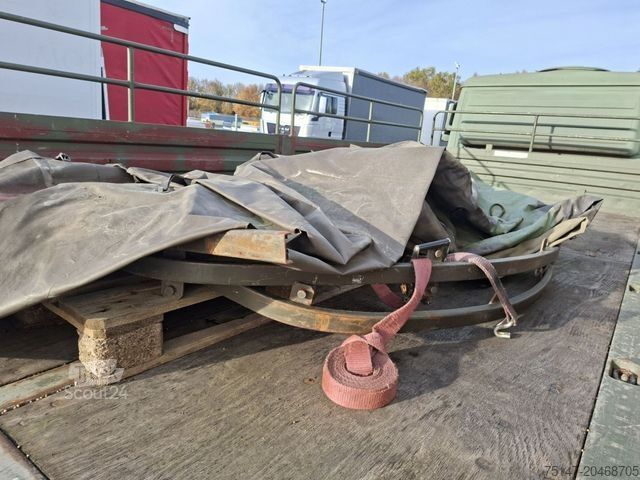 Platforminis sunkvežimis MERCEDES-BENZ 1017 A 4x4 5t TMIL Bundeswehr Allrad Pritsche