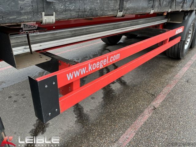 Semirimorchio con telone KÖGEL SN 24*Tautliner*Zertifikat XL*SAF-Achsen*