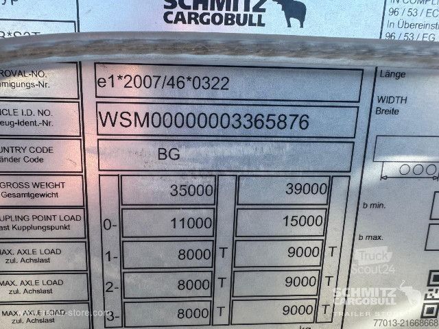 Semirremolque abierto con toldo Schmitz Cargobull Curtainsider Standard