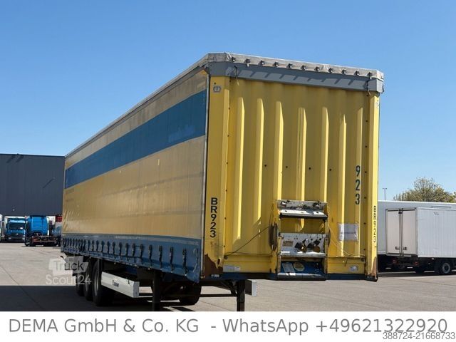 Open semitrailer with tarp KRONE SD*Liftachse*Edschaverdeck*XL Zertifikat*TÜV