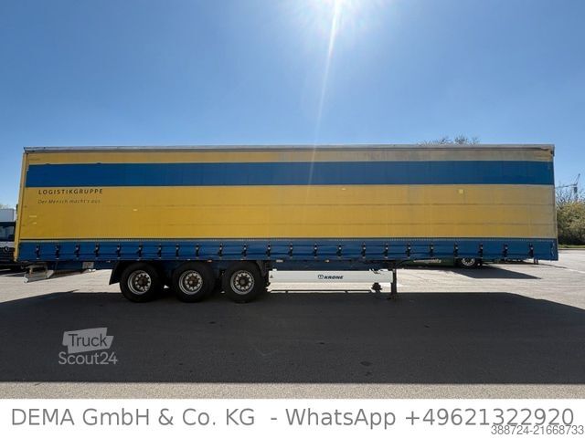 Open semitrailer with tarp KRONE SD*Liftachse*Edschaverdeck*XL Zertifikat*TÜV