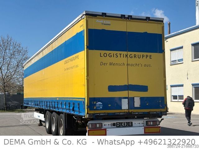 Open semitrailer with tarp KRONE SD*Liftachse*Edschaverdeck*XL Zertifikat*TÜV