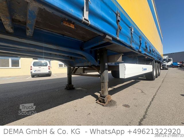 Open semitrailer with tarp KRONE SD*Liftachse*Edschaverdeck*XL Zertifikat*TÜV