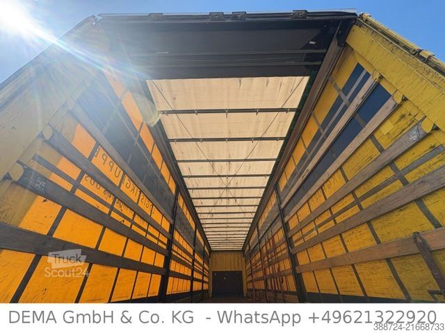 Open semitrailer with tarp KRONE SD*Liftachse*Edschaverdeck*XL Zertifikat*TÜV