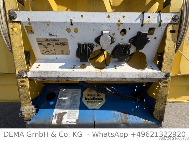 Open semitrailer with tarp KRONE SD*Liftachse*Edschaverdeck*XL Zertifikat*TÜV