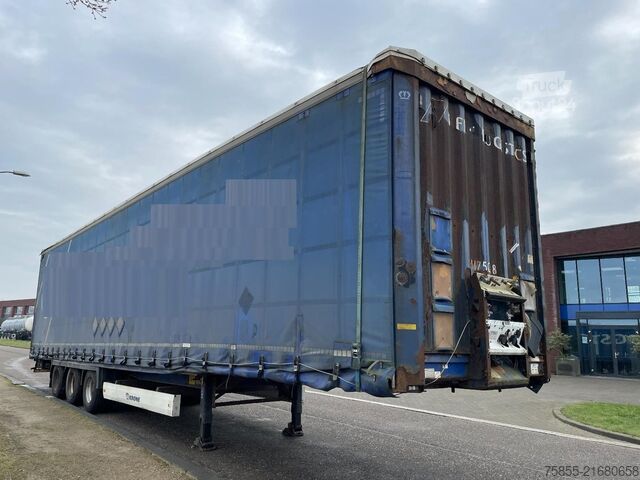Bâché à rideaux latéraux Krone SD 3-Axle Mega / BPW Axles / NL Trailer