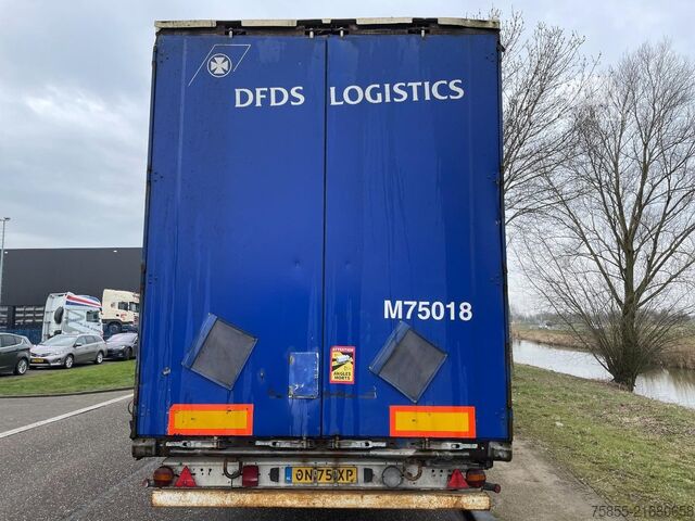 Bâché à rideaux latéraux Krone SD 3-Axle Mega / BPW Axles / NL Trailer