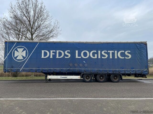 Bâché à rideaux latéraux Krone SD 3-Axle Mega / BPW Axles / NL Trailer
