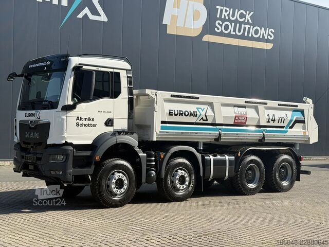 Teherautó MAN TGS 35.480 TGS 35.480 8x4 Retarder 3-Seiten-Kipper