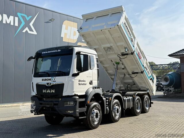 Teherautó MAN TGS 35.480 TGS 35.480 8x4 Retarder 3-Seiten-Kipper