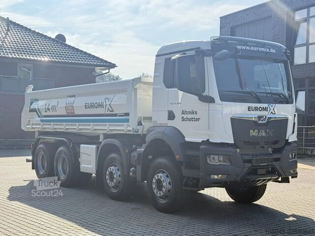 Teherautó MAN TGS 35.480 TGS 35.480 8x4 Retarder 3-Seiten-Kipper