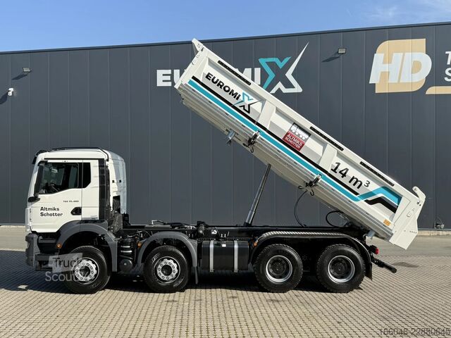 Teherautó MAN TGS 35.480 TGS 35.480 8x4 Retarder 3-Seiten-Kipper