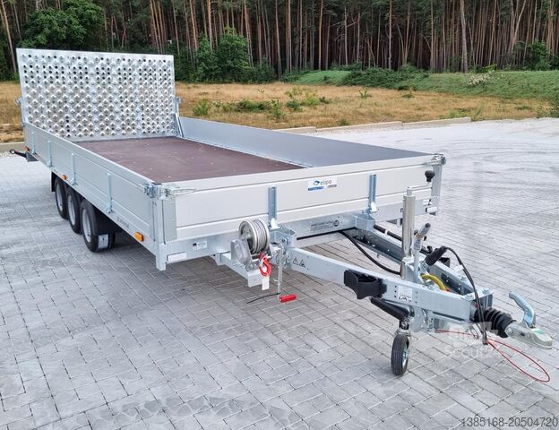 Przyczepa z otwartą platformą Martz Universal Anhänger 3,5t  507x210cm Hochlader Maschinenanhänger