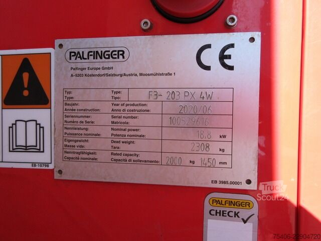 άλλο palfinger F3-203 PX 4W 4 Wege, Allrad ,Stapler 626 h