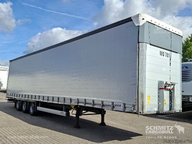 Ανοιχτό ημιρυμουλκούμενο με μουσαμά Schmitz Cargobull Curtainsider Mega Getränke