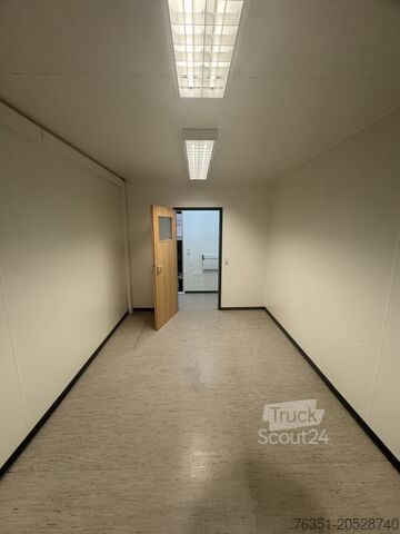 3'lü konteyner sistemi, 3 m genişliğinde, ikinci el 3er Containeranlage 3m breit, gebraucht