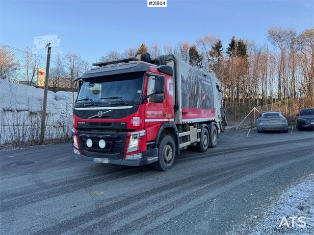 Jätteenkeräysauto Volvo FM460 6x2 compactor truck with Joab 1 chamber