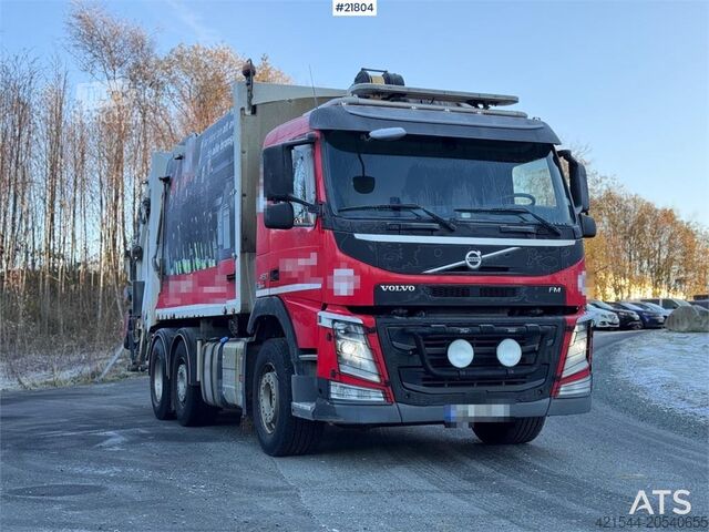 Jätteenkeräysauto Volvo FM460 6x2 compactor truck with Joab 1 chamber