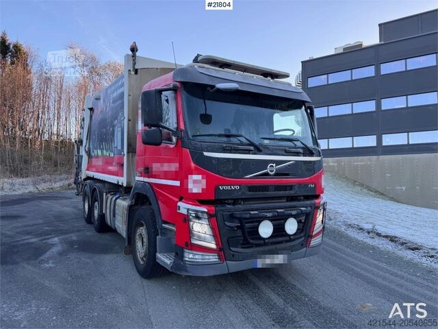 Jätteenkeräysauto Volvo FM460 6x2 compactor truck with Joab 1 chamber