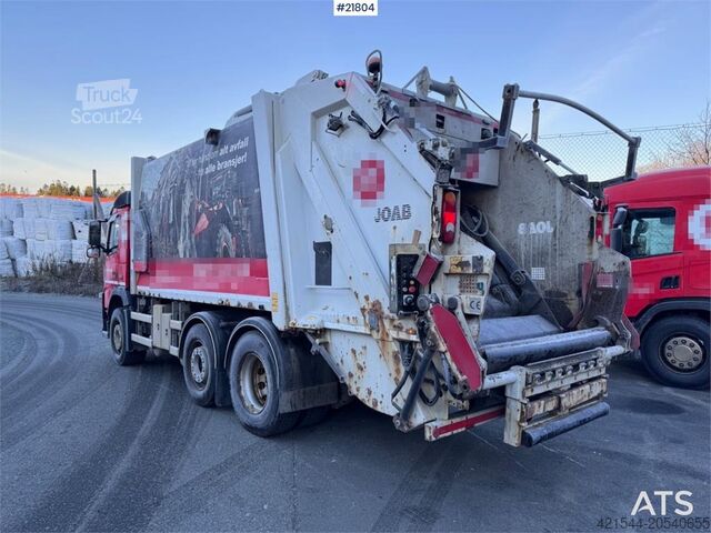 Jätteenkeräysauto Volvo FM460 6x2 compactor truck with Joab 1 chamber