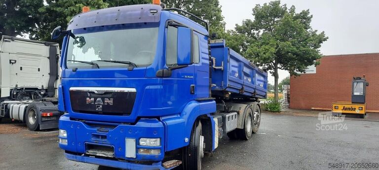 3-stranski nakladalnik MAN TG-S 26.440K 6x4H  Kipper G.Haus  Bordmatic-Link