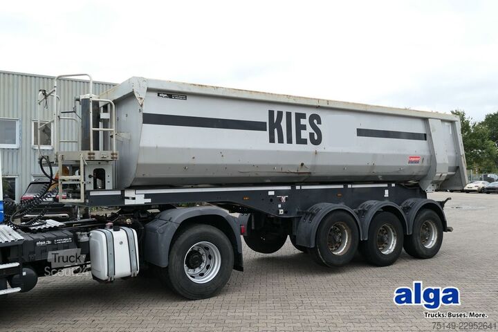 Damperli yarı römork LANGENDORF SKS HS 24/29, Stahl, 26m³, Anliegende Klappe