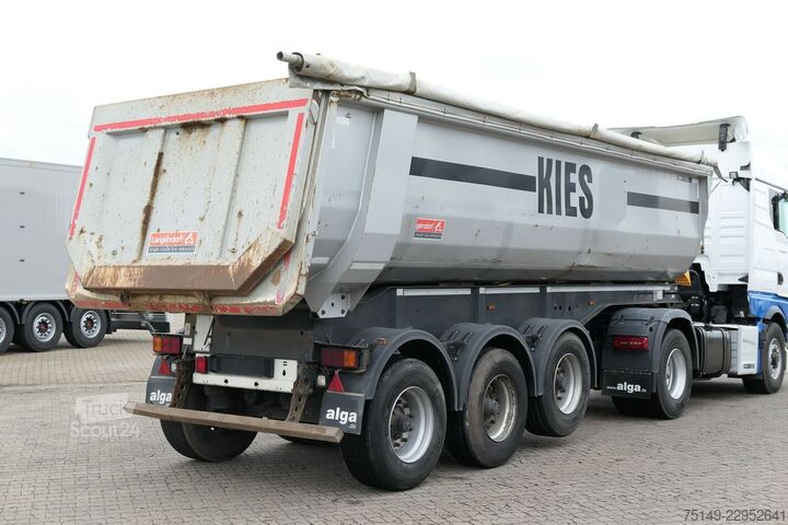 Damperli yarı römork LANGENDORF SKS HS 24/29, Stahl, 26m³, Anliegende Klappe