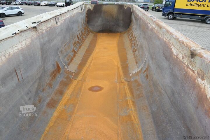Damperli yarı römork LANGENDORF SKS HS 24/29, Stahl, 26m³, Anliegende Klappe