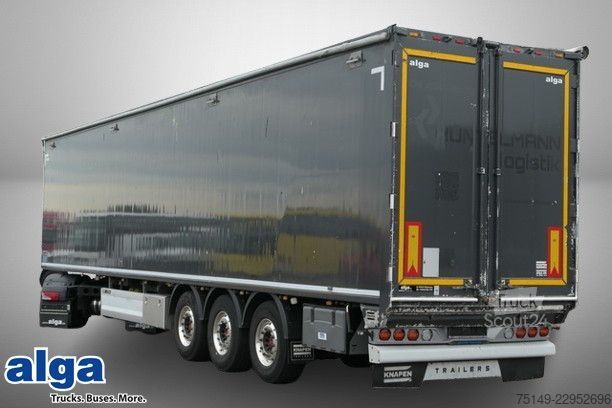 شبه مقطورة بأرضية متحركة KNAPEN K 100, 92m³, 10mm Boden, Lift, Lenk, Alu-Felgen
