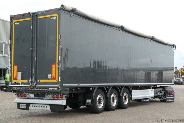 شبه مقطورة بأرضية متحركة KNAPEN K 100, 92m³, 10mm Boden, Lift, Lenk, Alu-Felgen