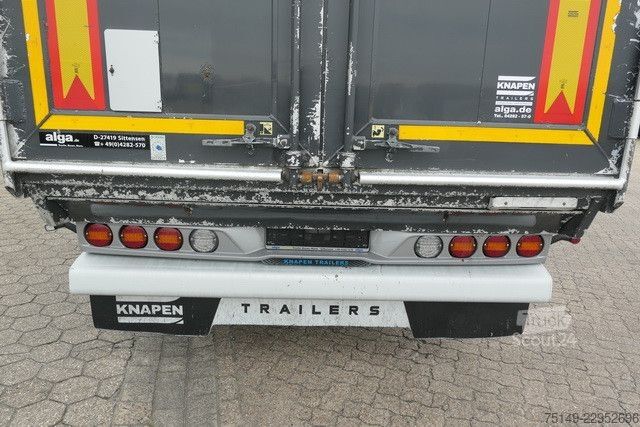 شبه مقطورة بأرضية متحركة KNAPEN K 100, 92m³, 10mm Boden, Lift, Lenk, Alu-Felgen