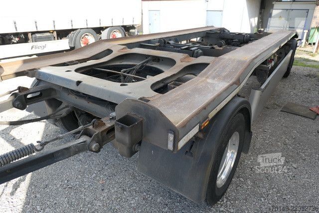 Odvozna prikolica HKM G 18 ZL 5,0, Außenroller, Alu-Felgen,7m Behälter