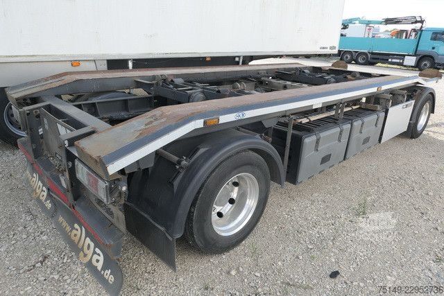 Odvozna prikolica HKM G 18 ZL 5,0, Außenroller, Alu-Felgen,7m Behälter